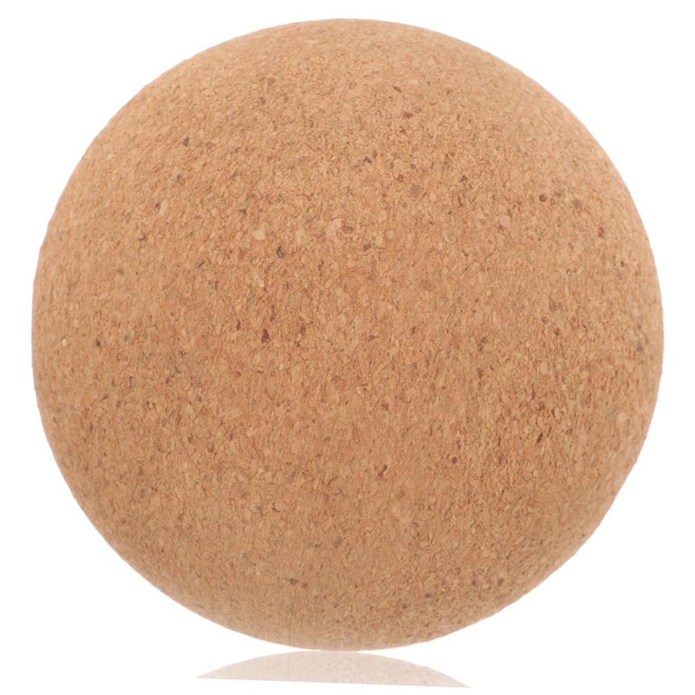 BESPORTBLE Cork High Density Massage Ball for Myofascial Release Yoga Practicing Tool Massage Ball for Deep Tissue Relief for Home and Gym Use