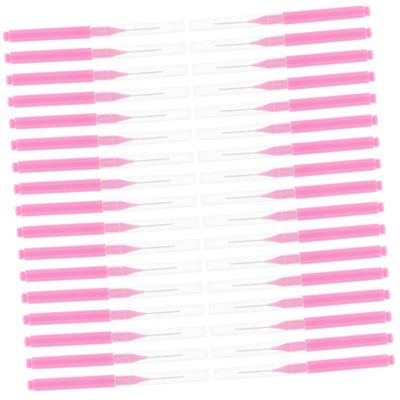 CHILDWEET Interdental Brush for Braces 100pcs Brush Picks Gentle Gum Care Portable Flosser Head Plaque and