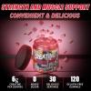 AMZXO Creatine Monohydrate Gummies 6g for Men Women,Complex Creatine Monohydrate Chewable for Muscle Strength,Muscle Building,Energy Boost,Pre-Workout Energy Supplement,Vegan Strawberry - 120 Count view 4