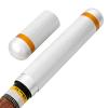 Linkidea Aluminum Alloy Cigar Holder Case, Men's Cigar Tube Airtight Single Tube, Cigar Tubes with Caps (Silver) view 1