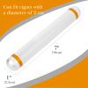 Linkidea Aluminum Alloy Cigar Holder Case, Men's Cigar Tube Airtight Single Tube, Cigar Tubes with Caps (Silver) view 2