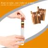 Linkidea Aluminum Alloy Cigar Holder Case, Men's Cigar Tube Airtight Single Tube, Cigar Tubes with Caps (Silver) view 3