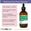 Herb Lore Iron Tonic - Organic Liquid Iron Drops Supplement for Kids & Women - Baby, Infant & Toddler Friendly - Plant Based, Vegan, Gentle, Non Constipating Herbal Tincture (4 fl oz) view 2