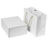 SHUN ZHI YU Luxury Gift Box with Lid Magnetic Closure Rectangle Collapsible for Christmas, Halloween, Birthday,Valentine's Day Gift Packging 9.8"x7.9"x4" (White) view 1