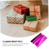 LALAFINA 1roll Flower Bouquet Wrap Film Cellophane for Diy Floral Arrangements Wrapping and Party Decorations Mil view 4