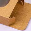 20 Pcs Kraft Paper Soap Boxes Homemade Soap Packaging Boxes Rectangle Present Treat Gift Boxes with Window for Homemade Soap, Bakery, Cookies, Chocolate, Candy (3.8 x 2.8 x 1.2 Inch) view 3