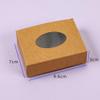 20 Pcs Kraft Paper Soap Boxes Homemade Soap Packaging Boxes Rectangle Present Treat Gift Boxes with Window for Homemade Soap, Bakery, Cookies, Chocolate, Candy (3.8 x 2.8 x 1.2 Inch) view 4
