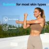 40 Pack Freestyle Libre 2 Sensor Covers Waterproof, Transparent, Long-Lasting, Easy to Use, No Glue on Center, Skin-Friendly Adhesive Patches, Continuous Protection for 14 Days Clear Film view 3