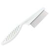 2Pcs White Long Handle Metal Hair Nit Comb Remove Head Nits Nit Comb For Pets Kids And Adults Lice Treatments (14cm, 18cm)Lice TreatmentsLice Combs view 2