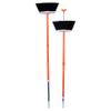 3-Pack SweepEasy Broom As Seen On Shark Tank - Scrape, Sweep & Go - for Indoor and Outdoor Use, Sweep Easy with Scraper (Orange) view 2