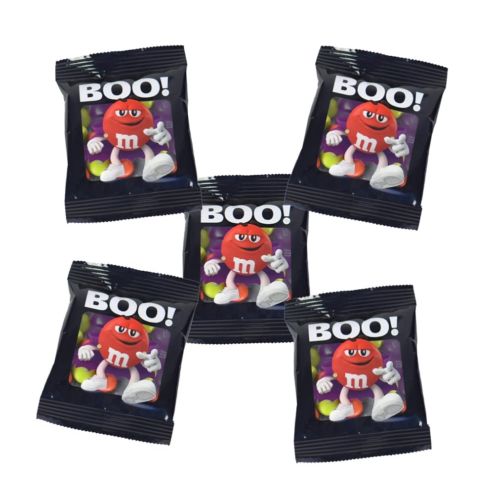 M&M'S WORLD BOO Party Favors, Pre-Designed for Halloween Parties or Trick-or-Treaters, set of 30 favors