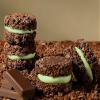 Matcha Flavor Cookie Crisp, Matcha Crispy Chocolate, Oatmeal Crispy Nougat Filling, Cocoa Chocolate Oatmeal, 4.6oz Baked Sandwich Cookies To Satisfy Your Cravings, Perfect Snack for Party view 2