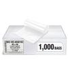 Aluf Plastics 45 Gallon Clear Trash Bags (1000 Count) With BioFlex Technology - 40" x 48" - 16 Micron Equivalent High Density Garbage Bags view 1