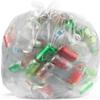 Aluf Plastics 45 Gallon Clear Trash Bags (1000 Count) With BioFlex Technology - 40" x 48" - 16 Micron Equivalent High Density Garbage Bags view 2