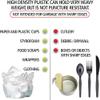 Aluf Plastics 45 Gallon Clear Trash Bags (1000 Count) With BioFlex Technology - 40" x 48" - 16 Micron Equivalent High Density Garbage Bags view 4