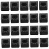 BRIGHTFUFU 20pcs Cane Wrist Strap Buckle Protective Tie Clip for Sports Outdoor Hiking Skiing Versatile Secure Binding Band for Trekking Poles Locking Mechanism view 1