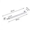 Psmpeng Grab Bars 304 Stainless Steel Handicap Grab Bar, Polished Chrome Finish Wall-Mounted Bathtub Handrail, Bathroom Safety Anti Slip Balance Rail, Sturdy Shower Grab Handle view 2