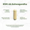KSM 66 Ashwagandha 1,200mg with Black Pepper, 120 Veggie Capsules Extra Strength Root Extract High Absorption Adaptogenic Supplements for Relaxation, Energy, & Brain Health Non-GMO view 3