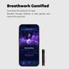 Moksha O | Gamified Breathwork Tool | Smart Meditation Device | iOS Only | Mindfulness Tool for Immediate Calm and Instant Anxiety Relief | Sleep Aid Device (Space) view 4