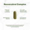 DEAL SUPPLEMENT Resveratrol Complex, 240 Veggie Capsules Trans-Resveratrol Supplement with NAD, Quercetin, Turmeric, CoQ10, & More | Non-GMO, Gluten Free view 3