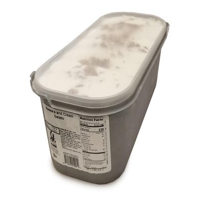 G.S. Gelato & Desserts Peanut Butter Cup & Chocolate Cream Gelato, 2 Packs of 146 oz Each, Creamy Creation, Kosher Certified, Perfect for Gourmet Desserts
