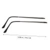 BUTIFULSIC 1set Eyeglasses Repair Kit Screwdriver Replacement Glasses Arms Nose Pads for Personal Use and Eyewear Maintenance view 3