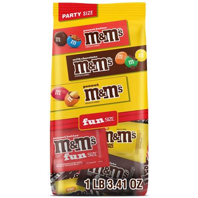 M&M'S Fun-Size Milk Chocolate Candy Pack, 19.41 oz., 35 Pieces (460668)
