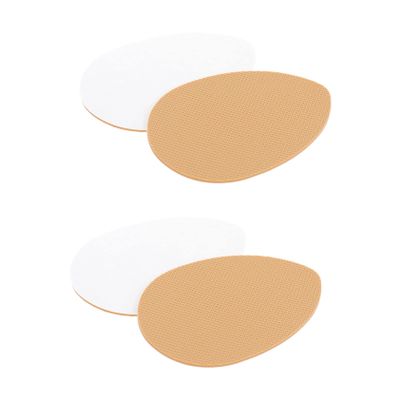 DEARMAMY 4pcs Self-Adhesive Forefoot Pads Portable Metatarsal Pads Cuttable Foot Cushions for Shoes Supplies