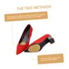 DEARMAMY 4pcs Self-Adhesive Forefoot Pads Portable Metatarsal Pads Cuttable Foot Cushions for Shoes Supplies view 4