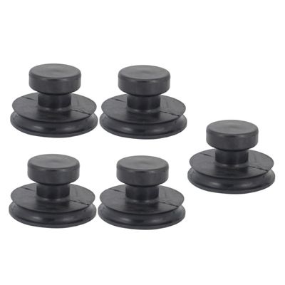 Levemolo 5pcs High-grade Rubber Bowl Lifter Suction Tool Buddha Sound Bowl Handle Singing Suction for Meditation