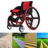 5 Inch Sport Wheelchair Replacement Front Wheel, Manual Wheelchair Front Wheel, Solid Non-Inflatable Tire, Walker Caster, Front Wheel Assembly, Bearing:5/16" (8 mm) (2 Pack) view 2