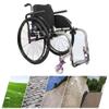 5 Inch Sport Wheelchair Replacement Front Wheel, Manual Wheelchair Front Wheel, Solid Non-Inflatable Tire, Walker Caster, Front Wheel Assembly, Bearing:5/16" (8 mm) (2 Pack) view 4