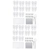 BUTIFULSIC 2pcs Replacement Eyeglass Nose Pads Glasses Repair Silicon 10 Steel Nose Pads Tools view 1