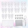 BUTIFULSIC 2pcs Replacement Eyeglass Nose Pads Glasses Repair Silicon 10 Steel Nose Pads Tools view 2