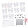BUTIFULSIC 2pcs Replacement Eyeglass Nose Pads Glasses Repair Silicon 10 Steel Nose Pads Tools view 4