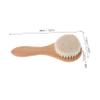 Beatifufu 2pcs Scalp Natural Wool Hair Brush for Gentle and Bathing Soft Dual-Sided Scalp Exfoliator for Newborns and view 2
