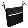 SOESFOUFU 1pc Arm Rest Wheelchair Organizer Bag Durable Storage Pouch Straps for Easy Attachment to Wheelchairs Scooters and Rollators for Seniors and Injured Users view 1