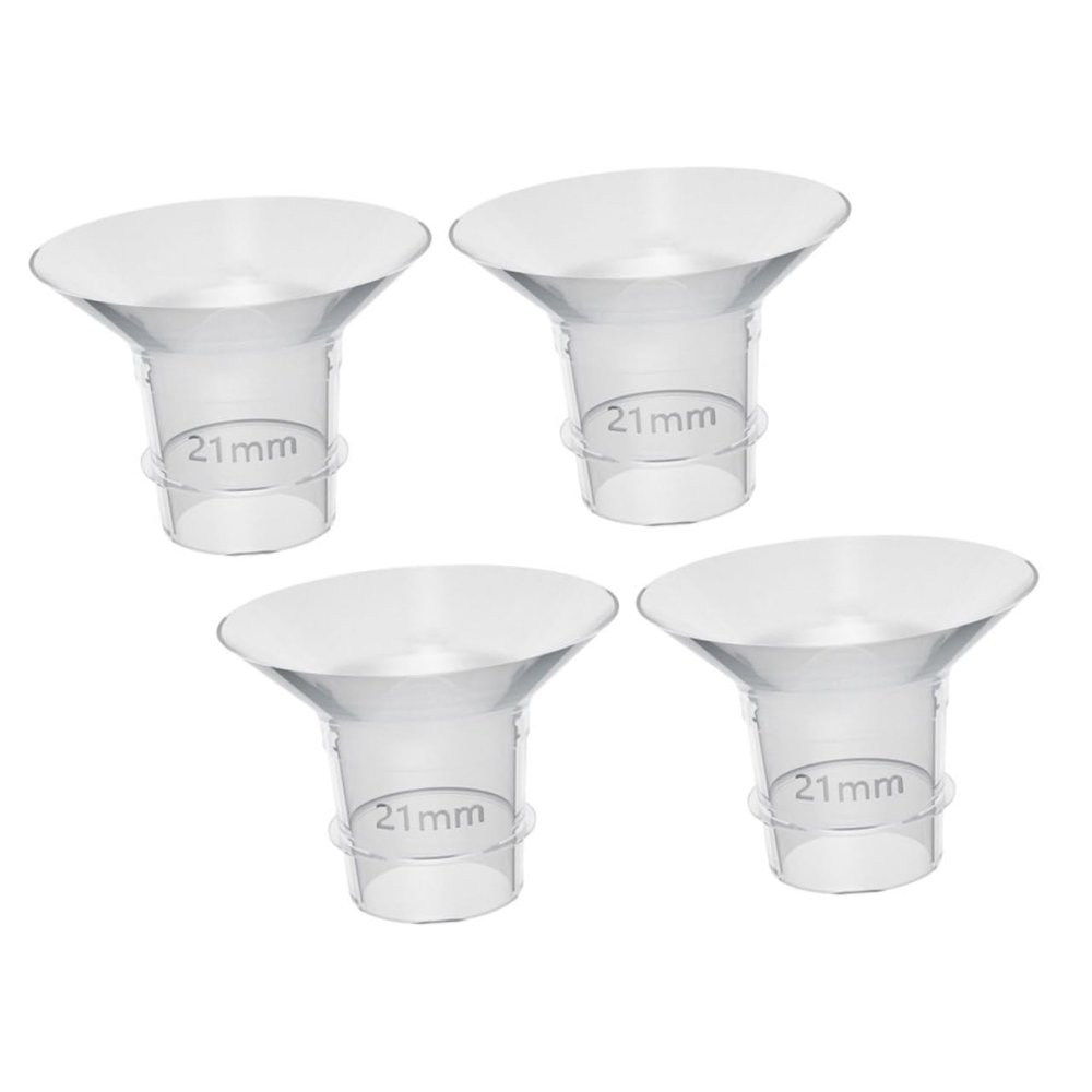 BESTonZON 4pcs Silicone Breast Pump Flange Inserts Flange Inserts Wearable Breast Pump Accessories