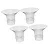 BESTonZON 4pcs Silicone Breast Pump Flange Inserts Flange Inserts Wearable Breast Pump Accessories view 1