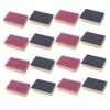 HAPINARY 16pcs Dual-Sided Non-Scratch Dish Washing Sponges for Kitchen Cleaning Highly Absorbent and Easy to Use for Dishes Pots and Surfaces Caramel Red Black view 1