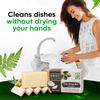 S.M.O.C. Skincare Dish Soap Bar - Certified Organic, Unscented Solid Dishwashing Soap Block - Palm Oil-Free, Vegan All Natural Soap Cleaner for Dishes made from Food-Grade Ingredients - (1) view 2