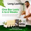 S.M.O.C. Skincare Dish Soap Bar - Certified Organic, Unscented Solid Dishwashing Soap Block - Palm Oil-Free, Vegan All Natural Soap Cleaner for Dishes made from Food-Grade Ingredients - (1) view 4