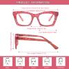 ZOECENT 6 Pack Reading Glasses for Women Blue Light Blocking Computer Square Readers with Spring Hinge (Mix Color-6, 4.0, x) view 2