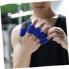 NOLITOY 20pcs Sports Finger Sleeves Elastic Protector for Volleyball and Badminton Comfortable Support Braces for Fit for All Finger view 4