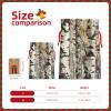 YKJJFVZ White Trees Camo Print Versatile Drawstring Christmas Gift Bags,Burlap Material,Xmas Wrapping Bags,Candy Bags view 4
