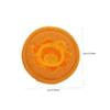 GLSTOY 2pcs Embroidered Sound Bowl Mats Lightweight Buddhist Cushions for Meditation and Yoga Small Green Orange for Healing and Spiritual Decor view 2