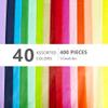 400 Sheets 40 Colorful Tissue Paper 12" x 8.4" Bulk Wrapping Paper for Gift Wrapping and Crafts view 2