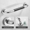 HAOHIZE Grab Bars for Shower, Safety Grab Bar 33.5cm Bathroom Anti Slipping Shower Handle Stainless Steel Silicone Cover Grab Bar Shower Grab Bars for Bathtubs view 3
