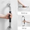HAOHIZE Grab Bars for Shower, Safety Grab Bar 33.5cm Bathroom Anti Slipping Shower Handle Stainless Steel Silicone Cover Grab Bar Shower Grab Bars for Bathtubs view 4