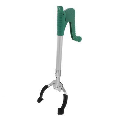 Hohopeti Heavy Duty Trash Grabber Tool Card Grabber for Long Nails Extended Reacher Ergonomic Grip Portable Trash Picker for Long Distance